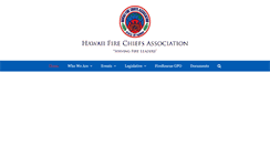 Desktop Screenshot of hawaiifirechiefs.org